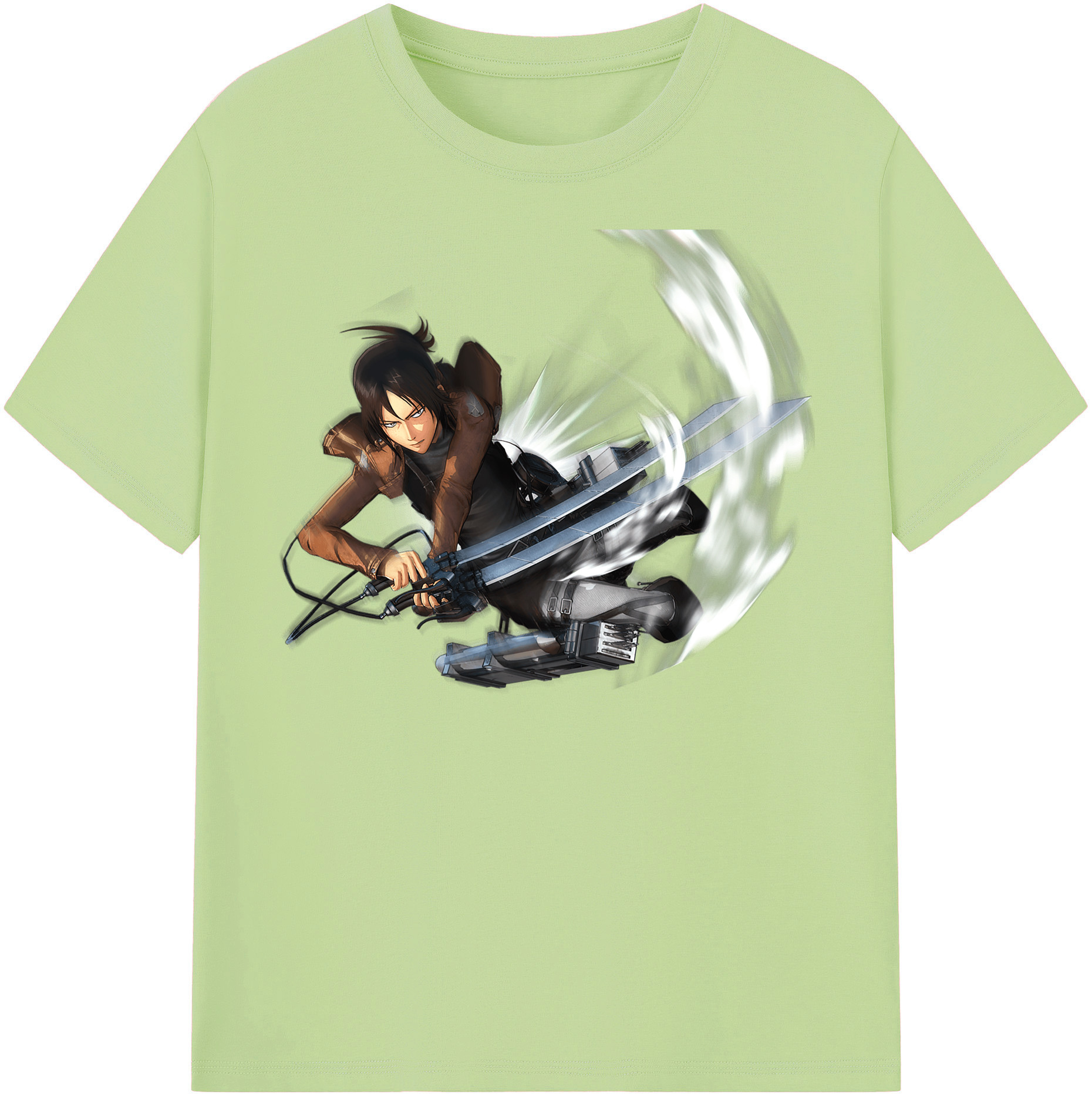 （画像用） 進撃の巨人 Attack on Titan 綿100％半袖Tシャツ（フロントプリント）